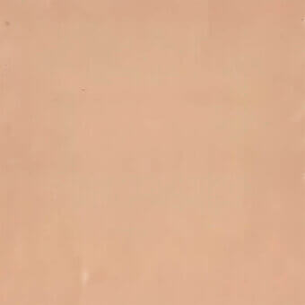 Pale peach leather texture sample displaying a smooth, matte finish with natural grain and dark speckles; identified as egoitaliano silk 6590.